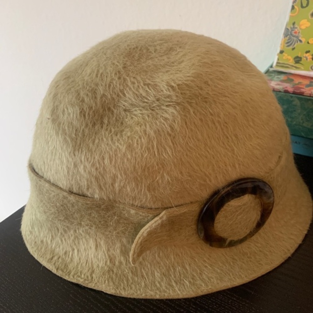 Flapper Hat Mint Green Vintage LIKE